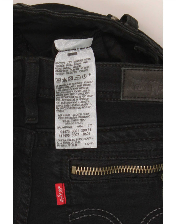 Jeans skinny da donna Levi's W30 L29 cotone nero