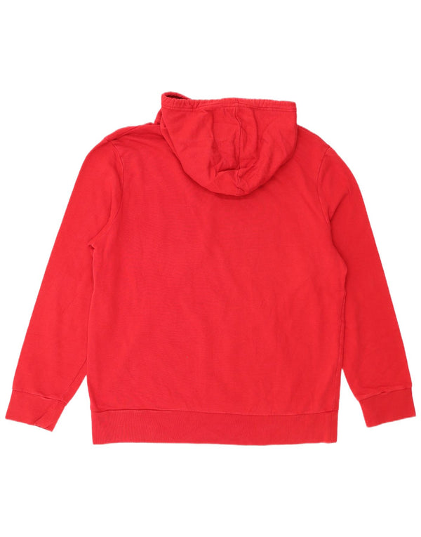 Maglione con cappuccio grafico da uomo Levi's XL rosso