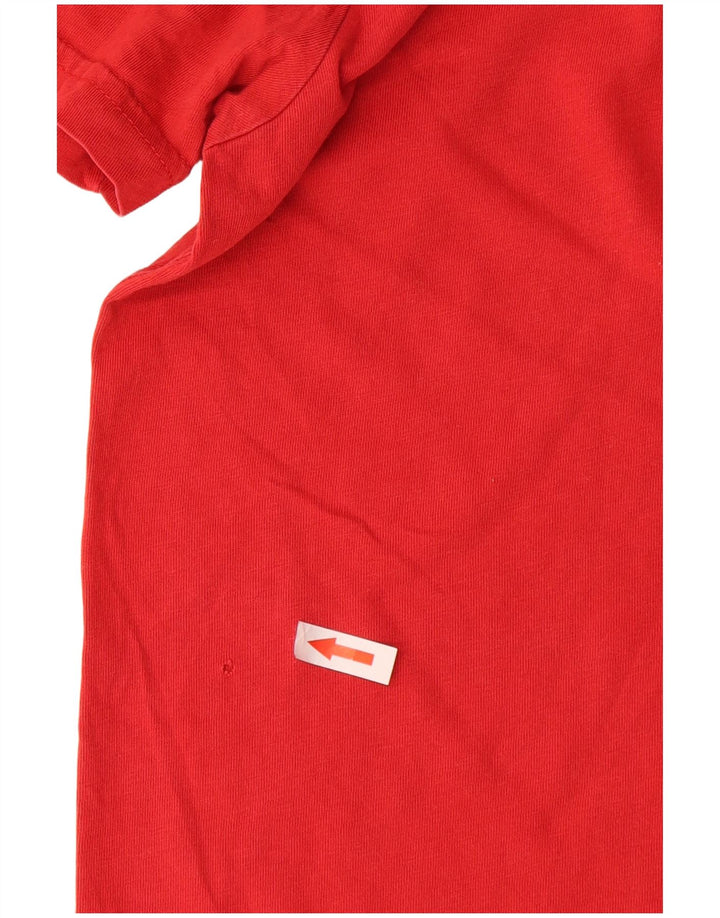 T-shirt grafica da uomo The North Face Top in cotone rosso medio