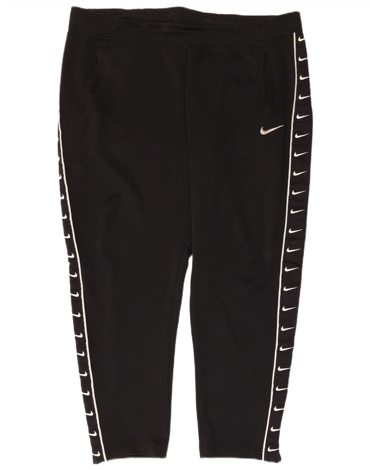 Pantaloni da tuta con grafica NIKE da uomo 2XL poliestere nero