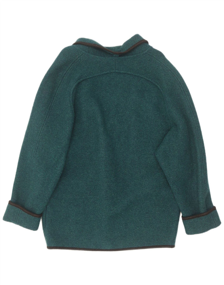 Giacca blazer doppiopetto oversize da donna vintage EU 38 verde medio