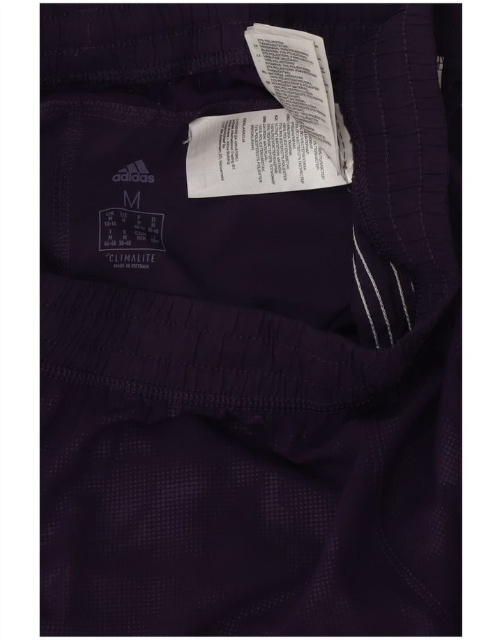 Pantaloncini sportivi ADIDAS Climalite da donna UK 12/14 Poliestere viola medio