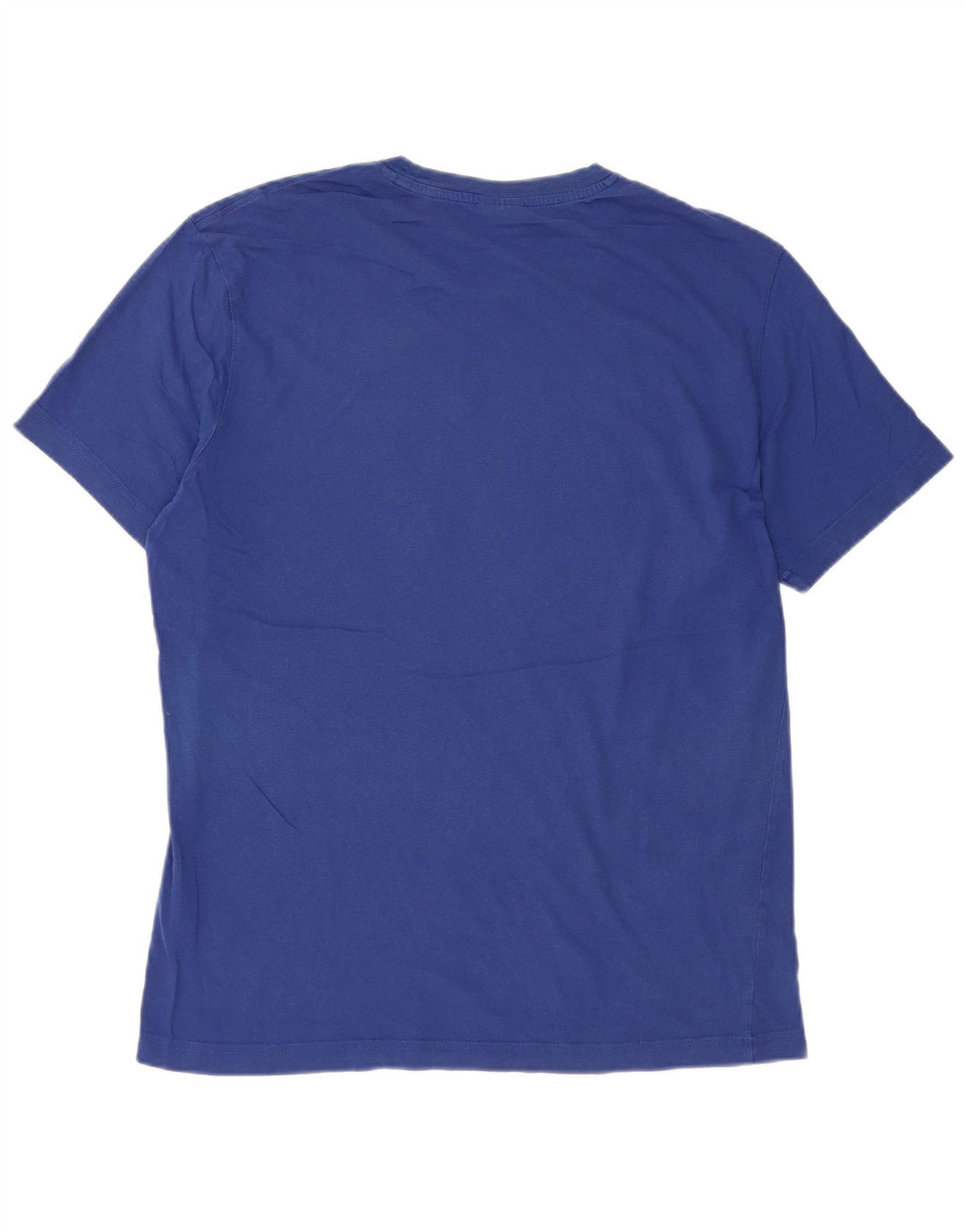 T-shirt grafica da uomo Champion Top in cotone blu medio