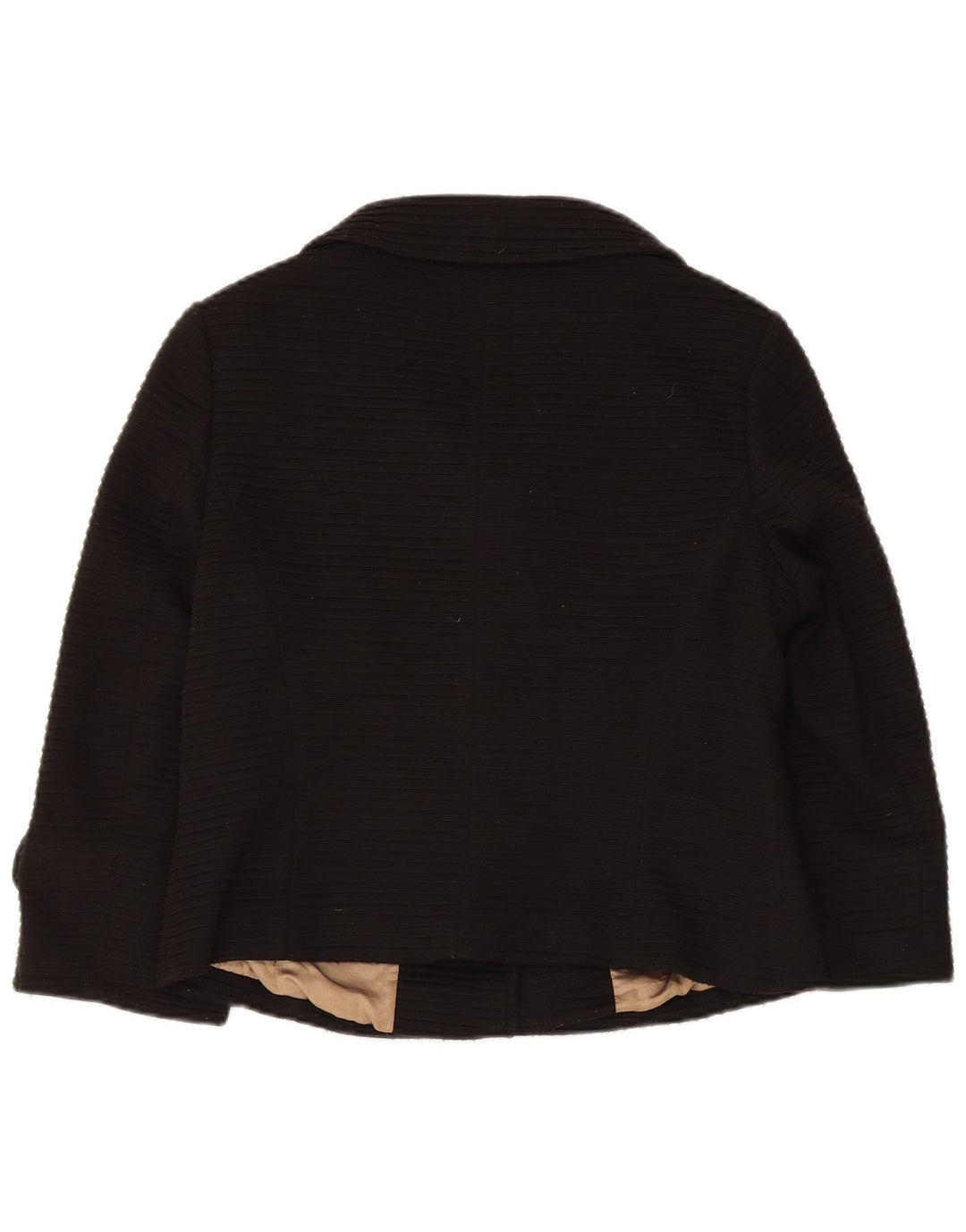 Giacca blazer con maniche a 3/4 da donna Marks & Spencer UK 12 media nera