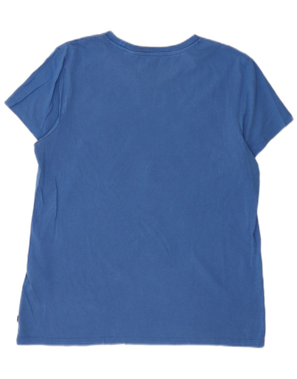 T-shirt grafica da donna LEVI'S Top UK 16 grande blu