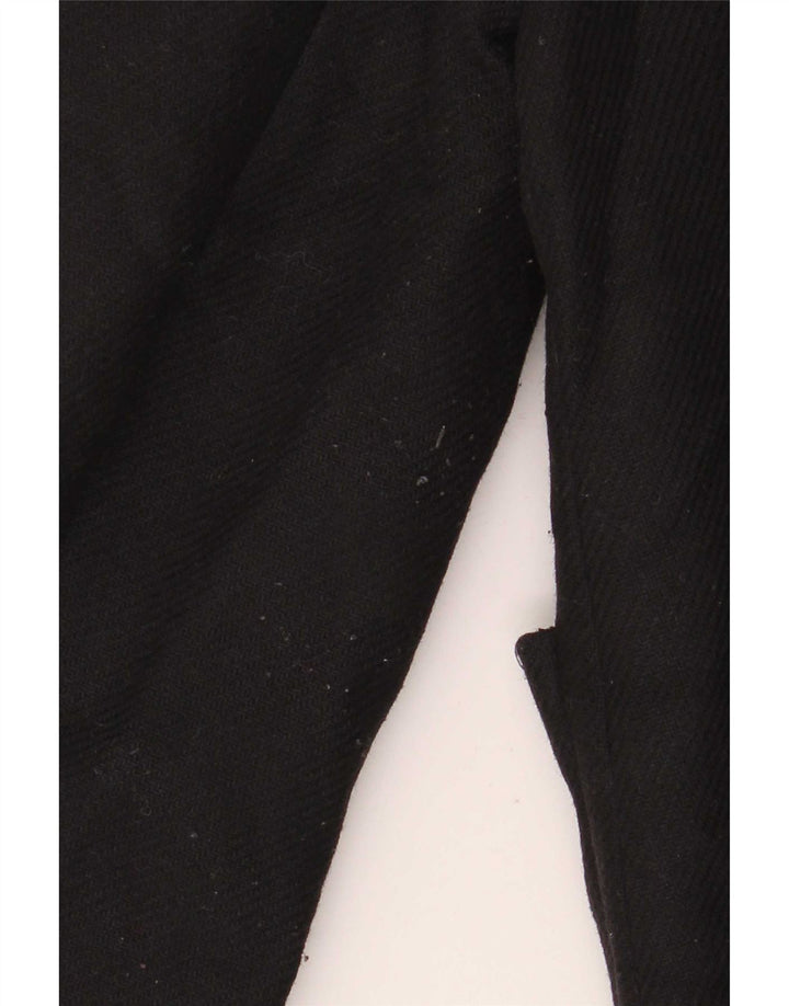 Cappotto oversize con cappuccio da donna Zara UK 10 piccolo in lana nera