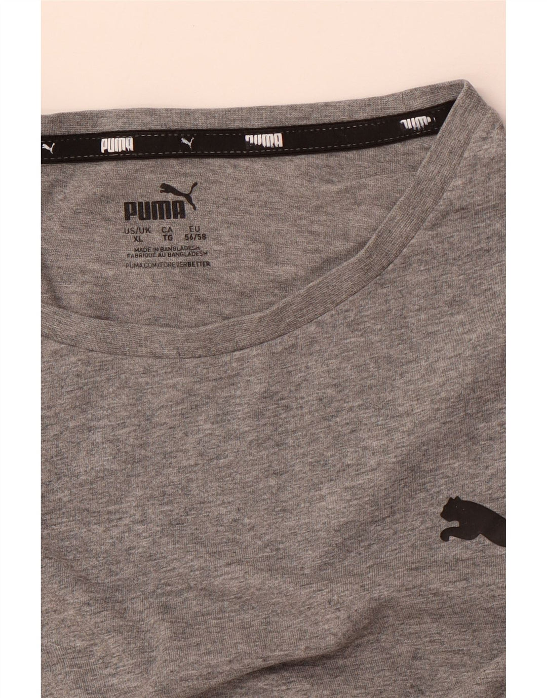 Maglietta PUMA da uomo XL grigia