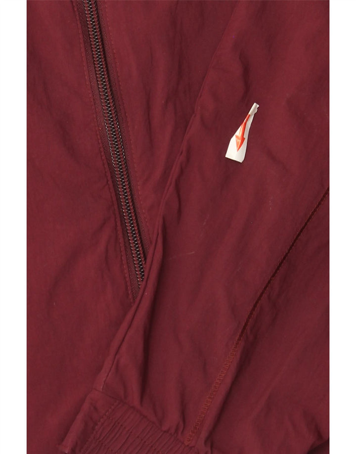 Giacca da ginnastica da uomo Adidas, giacca media, bordeaux, in nylon
