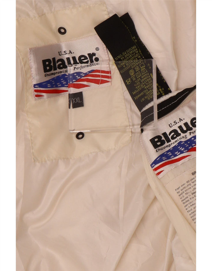 Giacca imbottita da donna Blauer UK 20 2XL Poliammide bianca