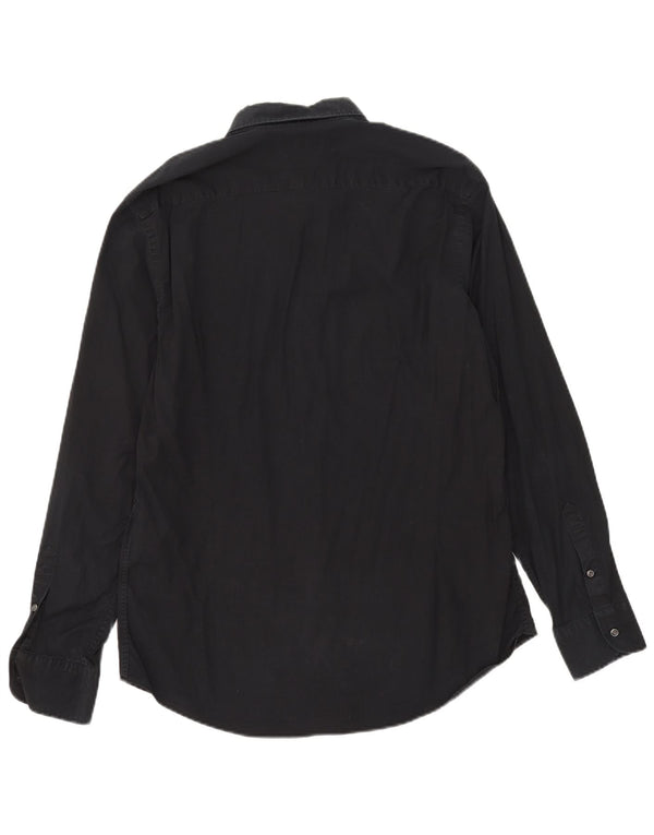 Camicia slim fit da uomo Massimo Dutti XL nera