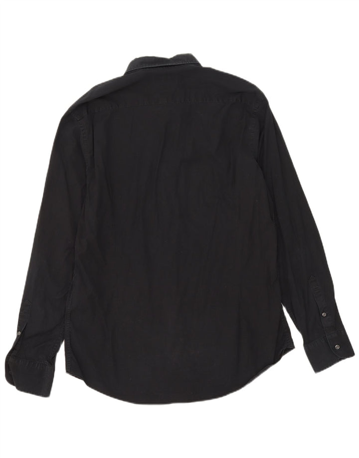Camicia slim fit da uomo Massimo Dutti XL nera