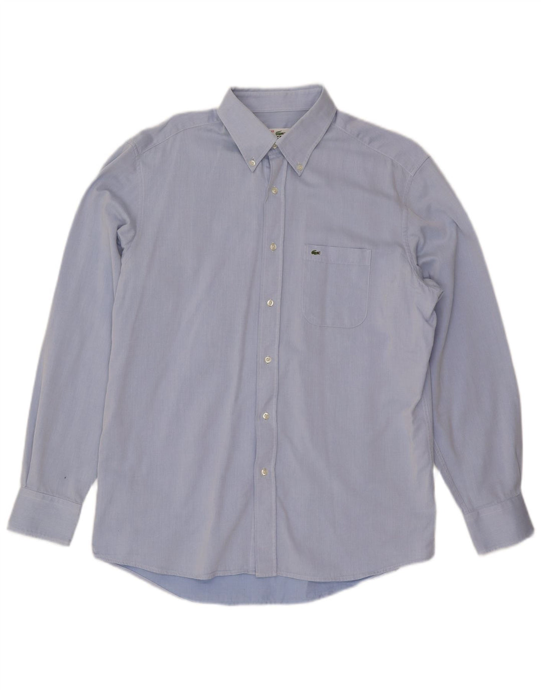 Camicia LACOSTE vestibilità regolare da uomo taglia 43 grande cotone blu