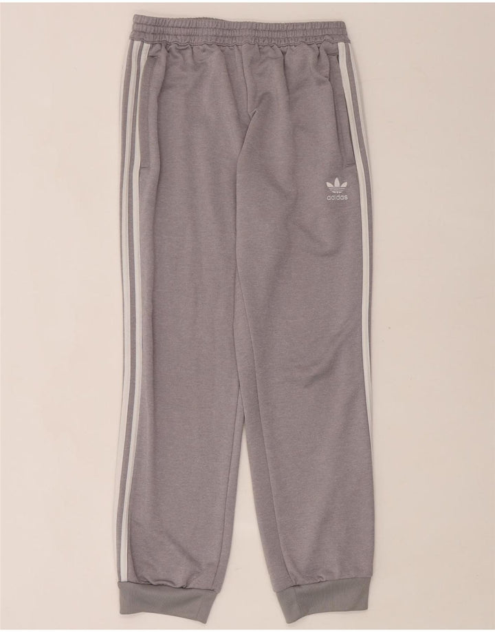 Pantaloni da tuta da uomo Adidas Joggers grandi in poliestere grigio