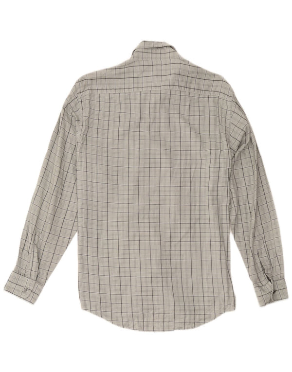 Camicia Trussardi Uomo Grigio Medio Check