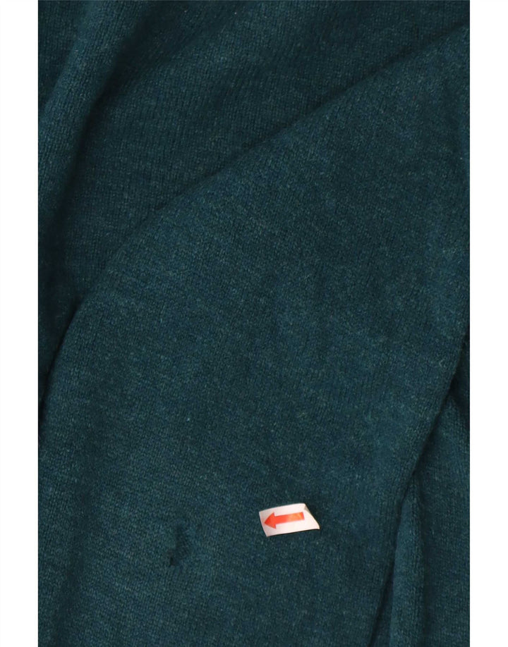 Maglione maglione girocollo da uomo Marks & Spencer XL verde lana d'agnello