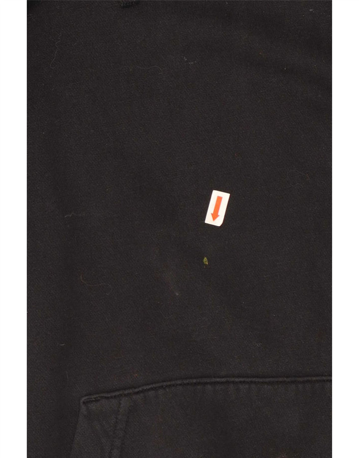 Felpa con cappuccio da uomo Nike Large in cotone nero