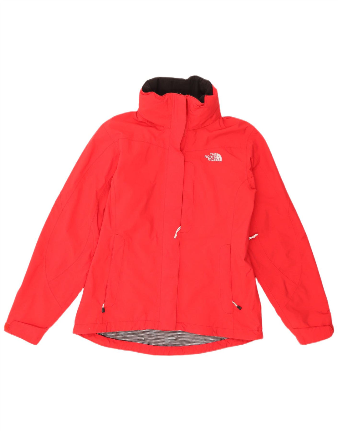 THE NORTH FACE Giacca antipioggia oversize con cappuccio Hyvent da donna UK 36 piccola rossa