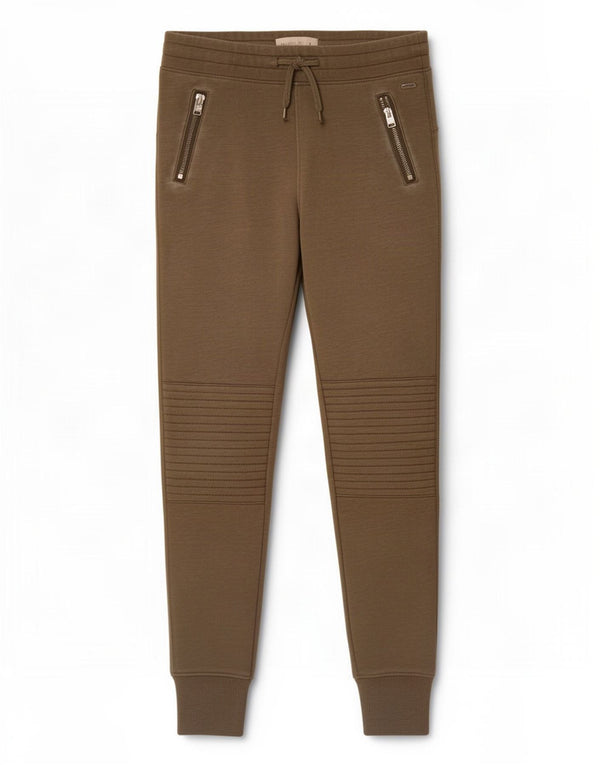Hollister Womens Tracksuit Trousers Joggers UK 10 Small Khaki Cotton