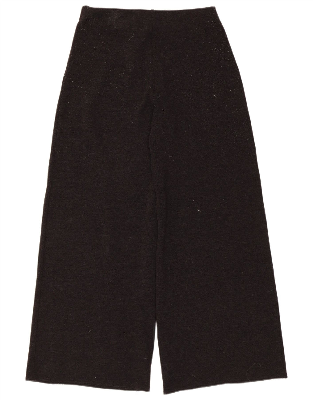 Pantaloni casual a gamba larga da donna Zara medi W28 L28 poliestere nero