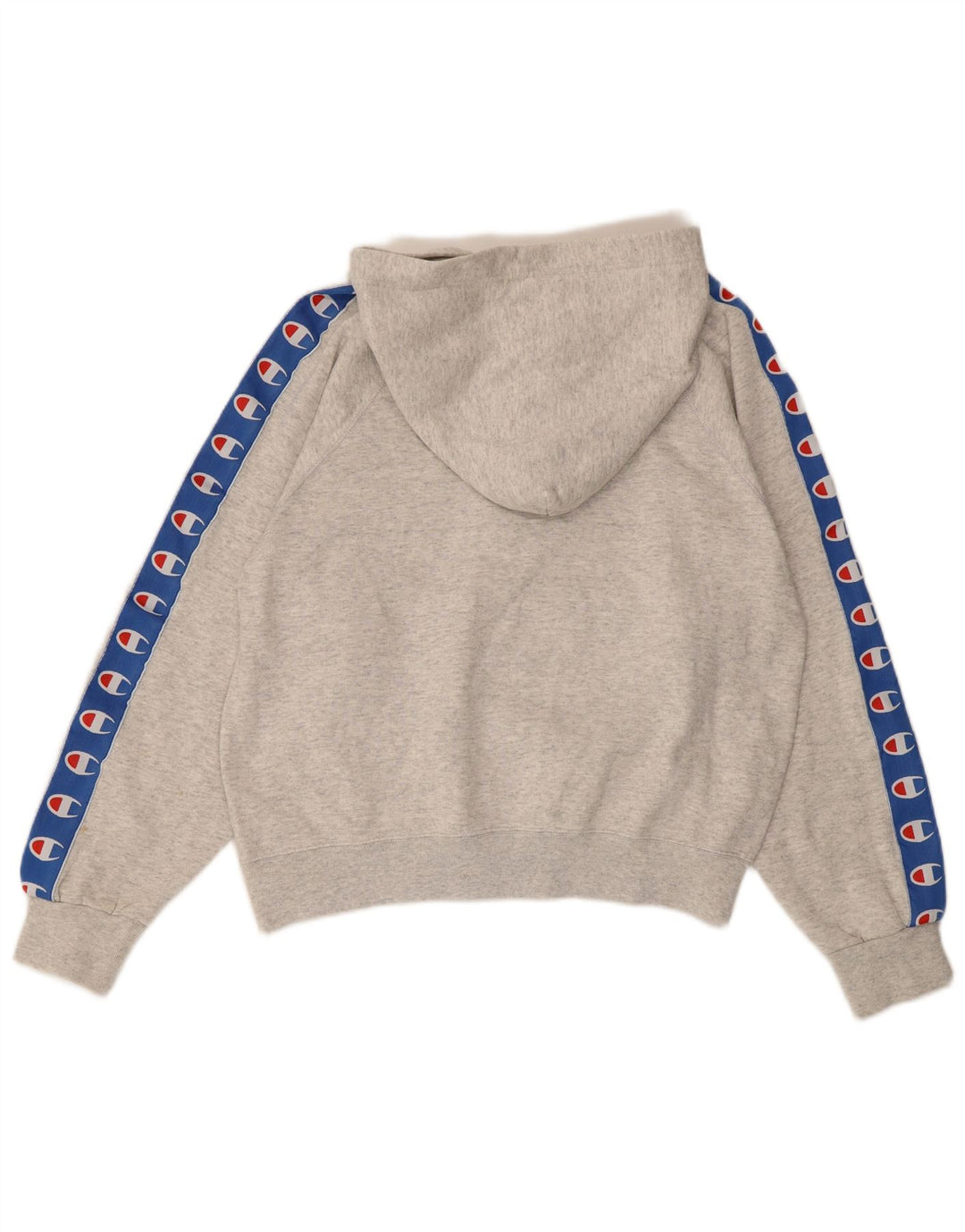 Maglione con cappuccio grafico oversize da donna CHAMPION UK 10 piccolo grigio