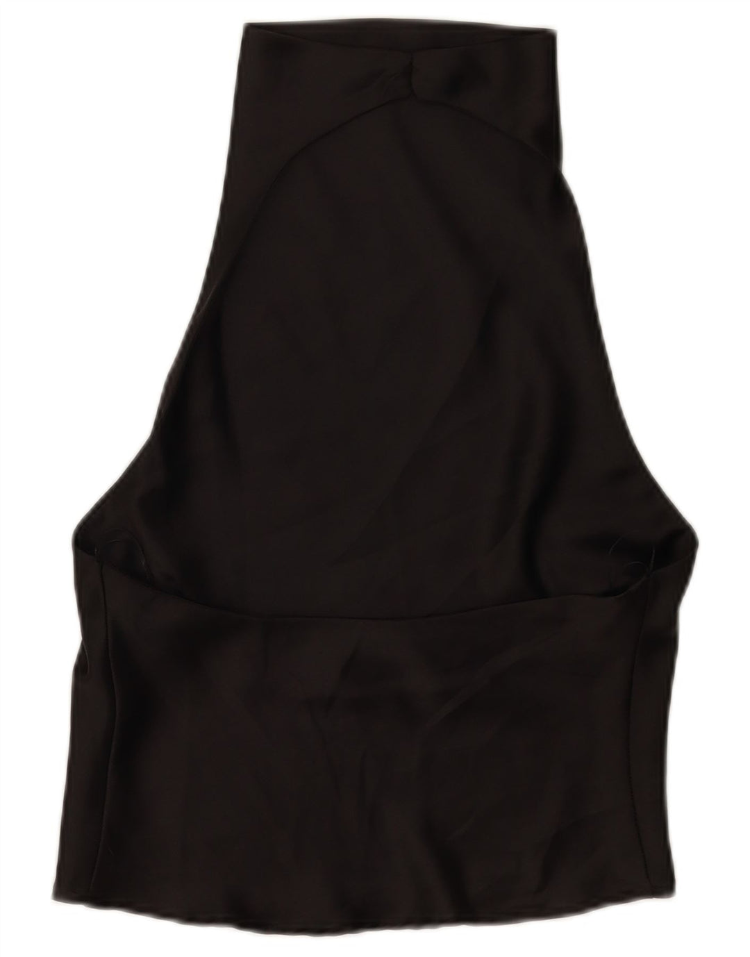 Top all'americana da donna Zara UK 10 piccolo nero