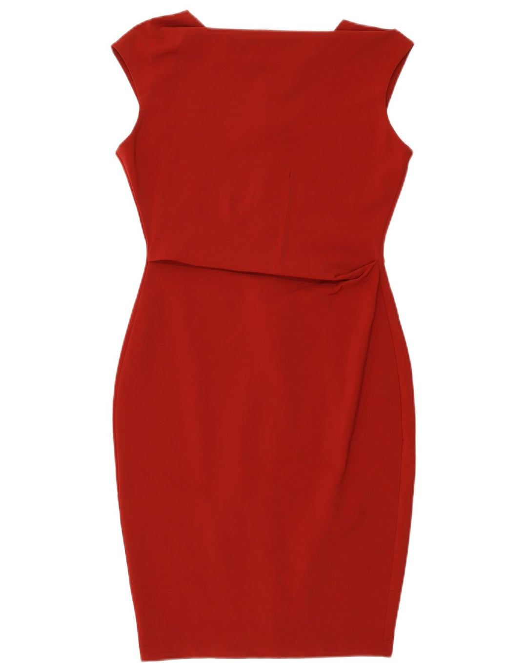 Abito aderente senza maniche da donna Zara UK 12 rosso medio in poliammide