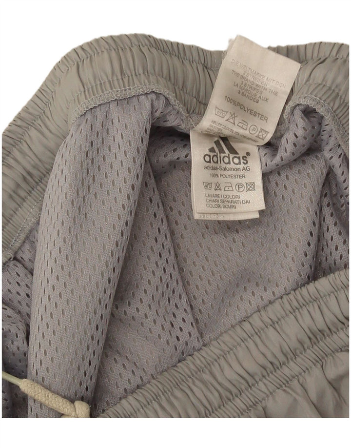 Pantaloncini sportivi da uomo Adidas UK 40/42 Poliestere grigio medio