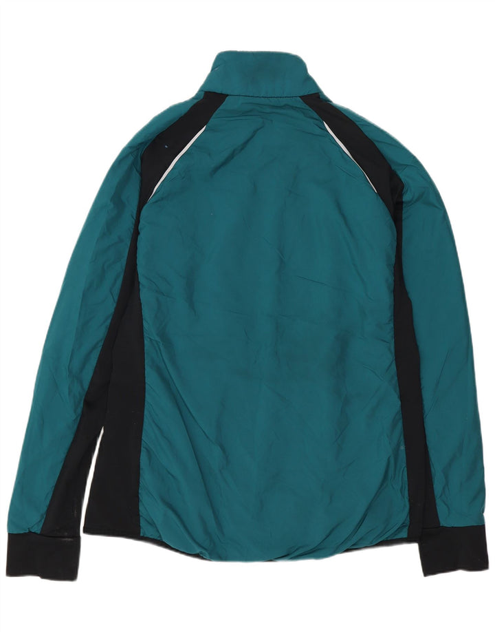 Giacca da ginnastica da donna Marks & Spencer UK 14 Large Green Colourblock