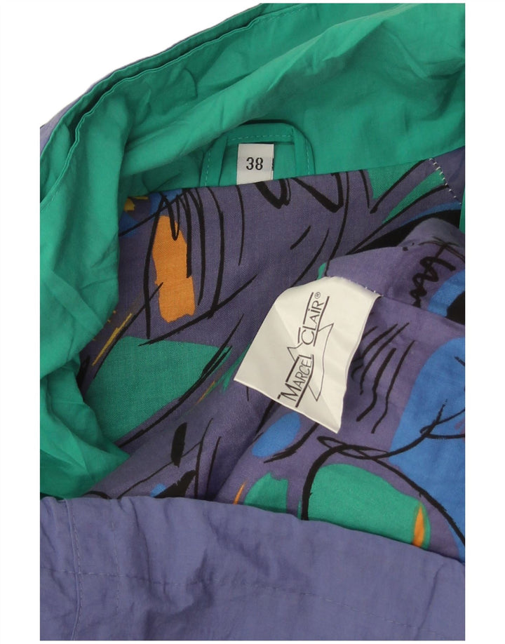 Giacca antipioggia oversize da donna Marcel Clair EU 38 Blu medio in poliammide