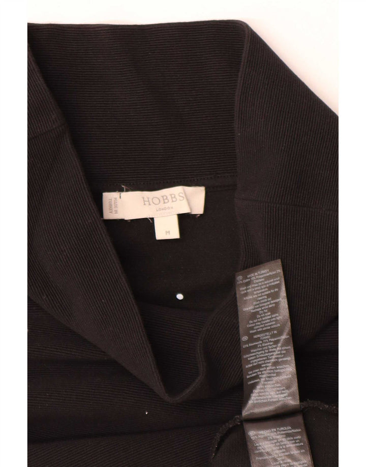 Top da donna Hobbs manica 3/4 UK 14 cotone nero medio