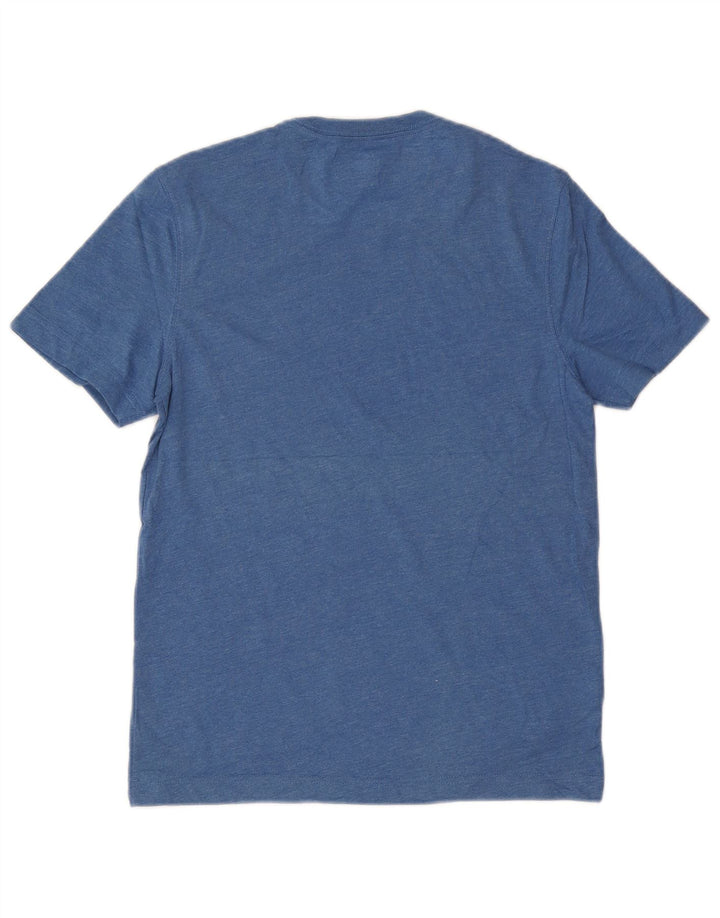 T-shirt da uomo slim fit EDDIE BAUER piccola in cotone blu