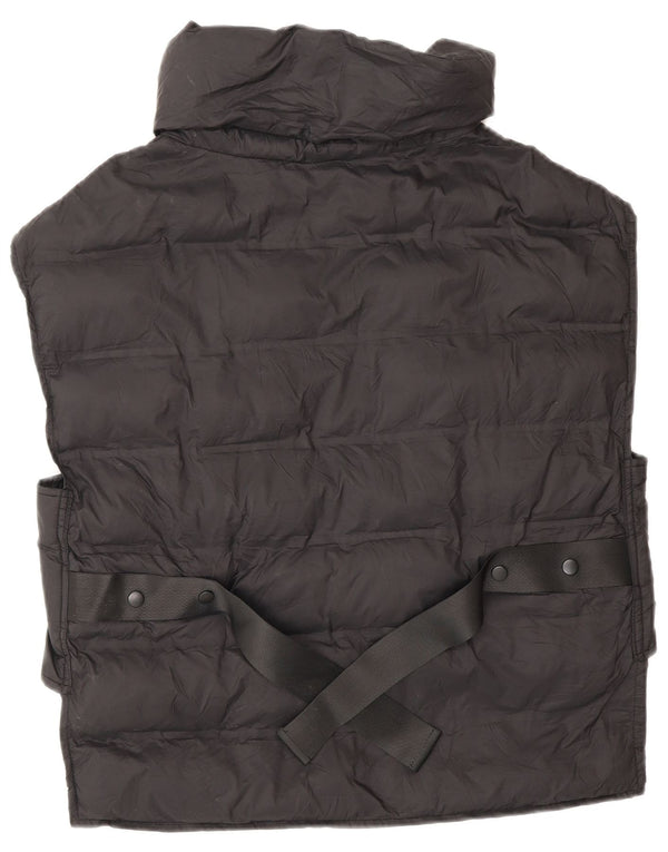 Gilet imbottito oversize da donna Zara UK 10 piccolo nero