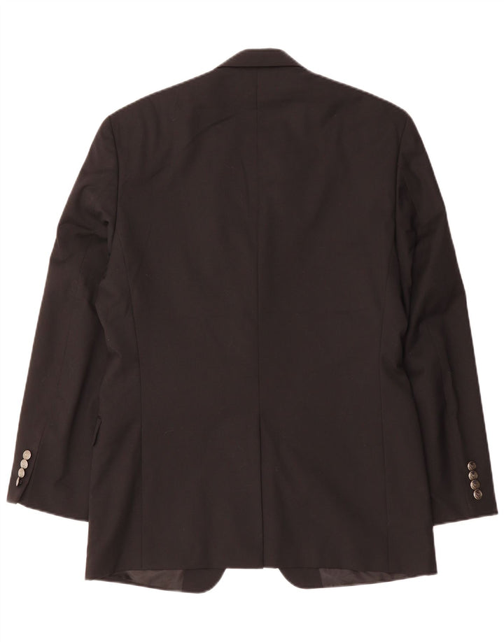 Giacca blazer da uomo a 2 bottoni CHAPS UK 38 media nera