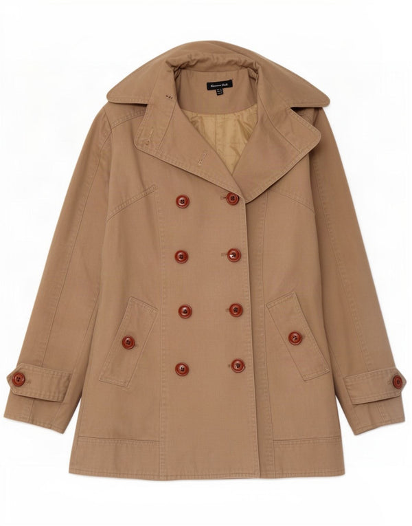 Trench da donna Massimo Dutti UK 14 Cotone beige medio