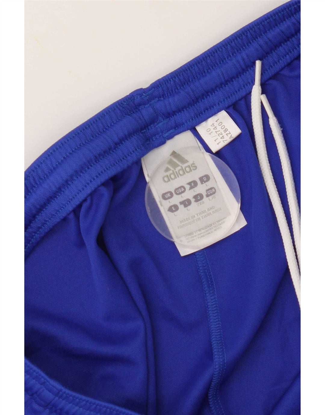 Pantaloncini sportivi Adidas Climalite da uomo grandi in poliestere blu