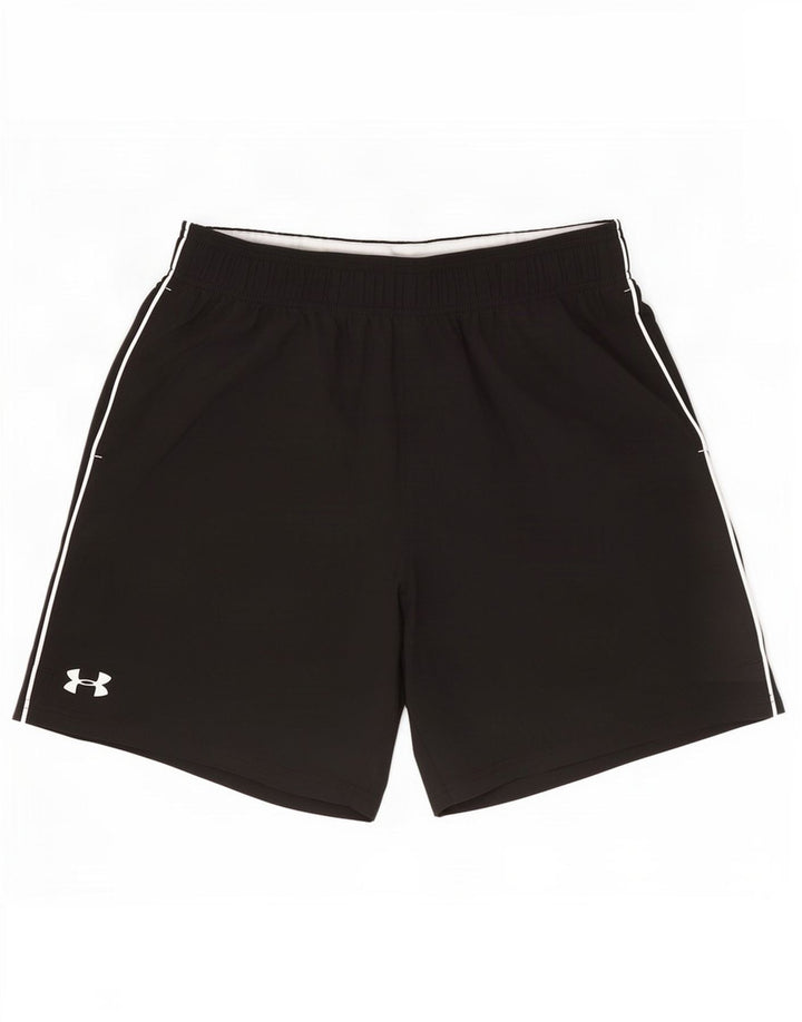Pantaloncini sportivi grafici da uomo Under Armour grandi neri