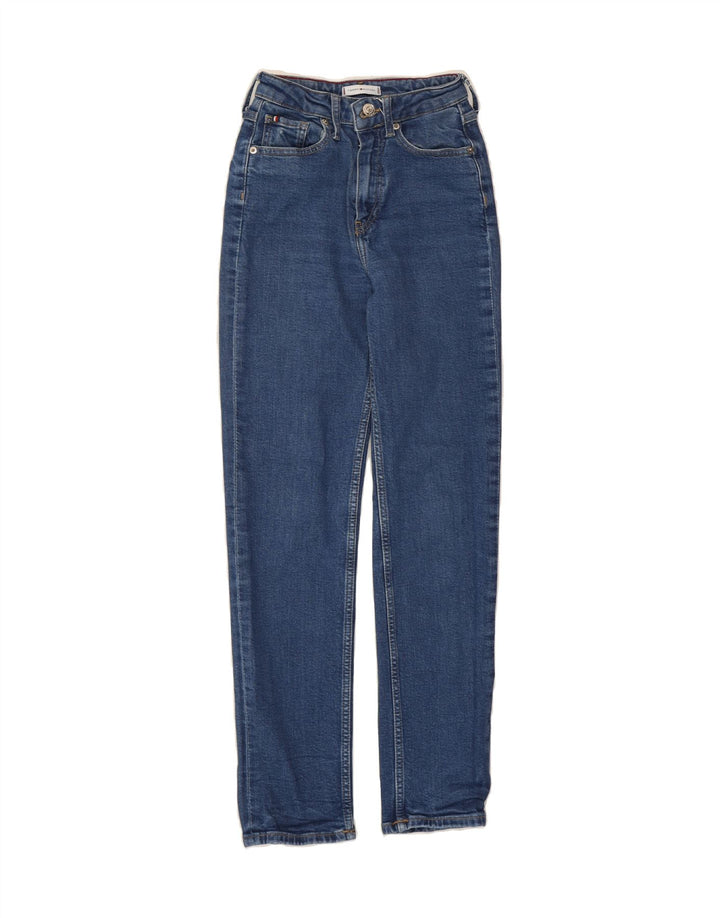 TOMMY HILFIGER Womens Straight Jeans W25 L30 Blue Cotton Vintage Tommy Hilfiger and Second-Hand Tommy Hilfiger from Messina Hembry 