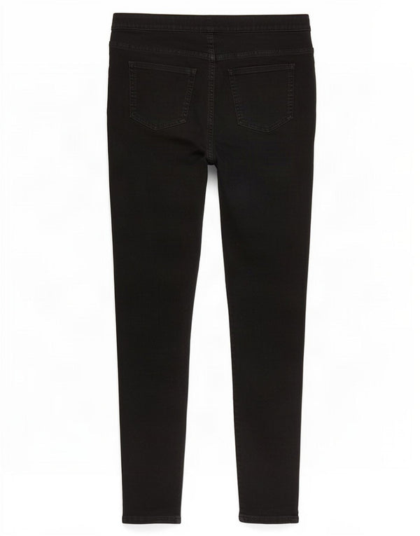 Jeans Jeggings da donna Marks & Spencer UK 16 Large W32 L28 Cotone nero