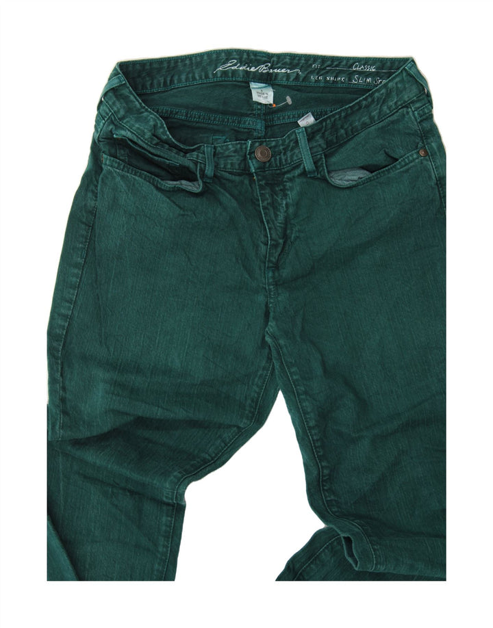 EDDIE BAUER Womens Classic Fit Straight Jeans US 6 Medium W32 L34 Green Vintage Eddie Bauer and Second-Hand Eddie Bauer from Messina Hembry 