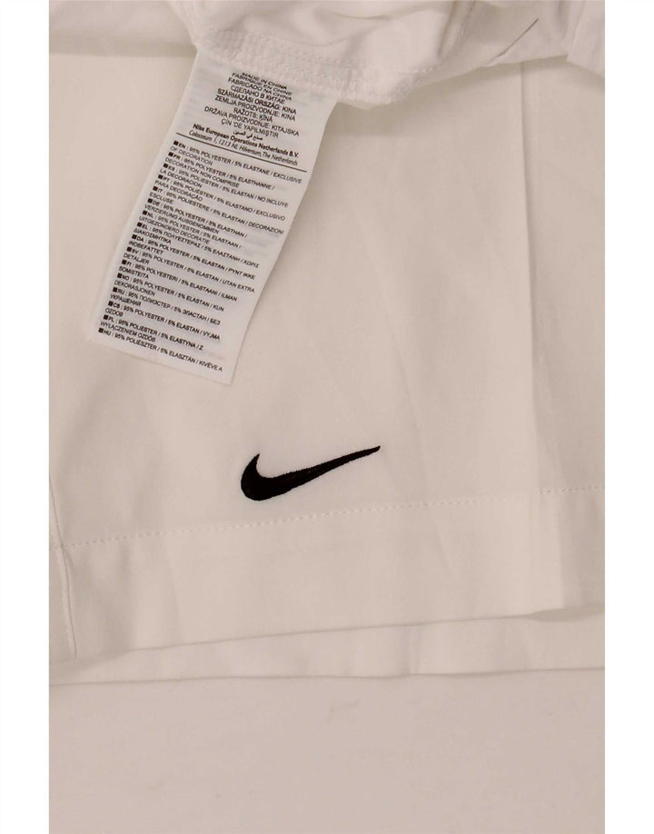 Pantaloncini chino Nike Barcelona da uomo W38 XL poliestere bianco