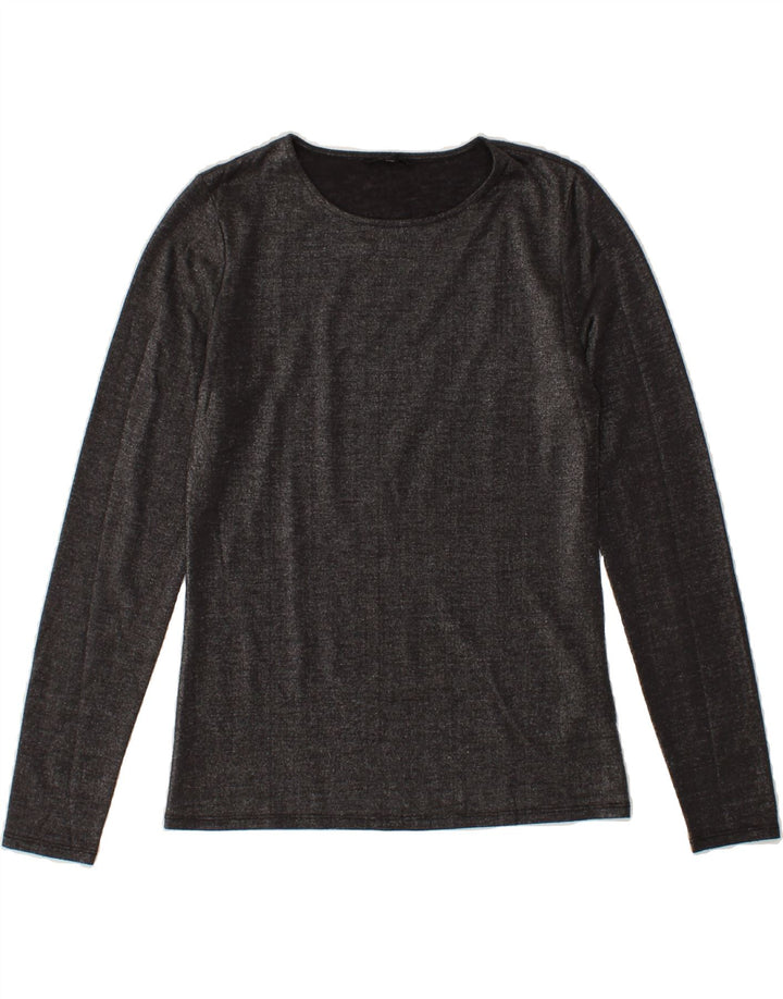 GUESS Womens Top Long Sleeve UK 10 Small Grey Vintage Guess and Second-Hand Guess from Messina Hembry 