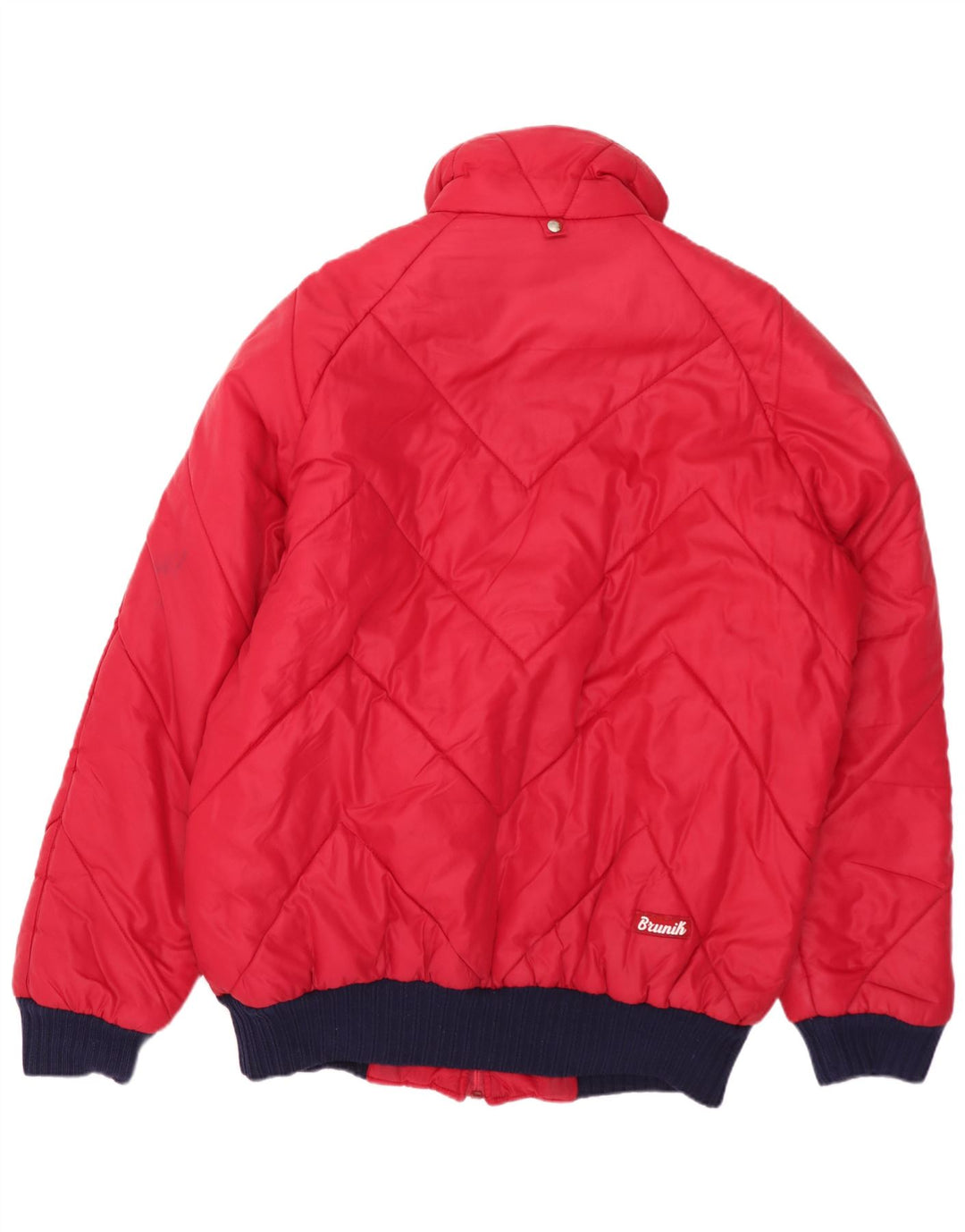 Giacca imbottita da uomo Brunik UK 38 Medium Red Colourblock