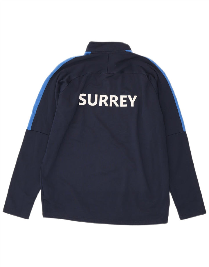 Top da tuta Nike Dri Fit Graphic Pullover da uomo medio blu navy