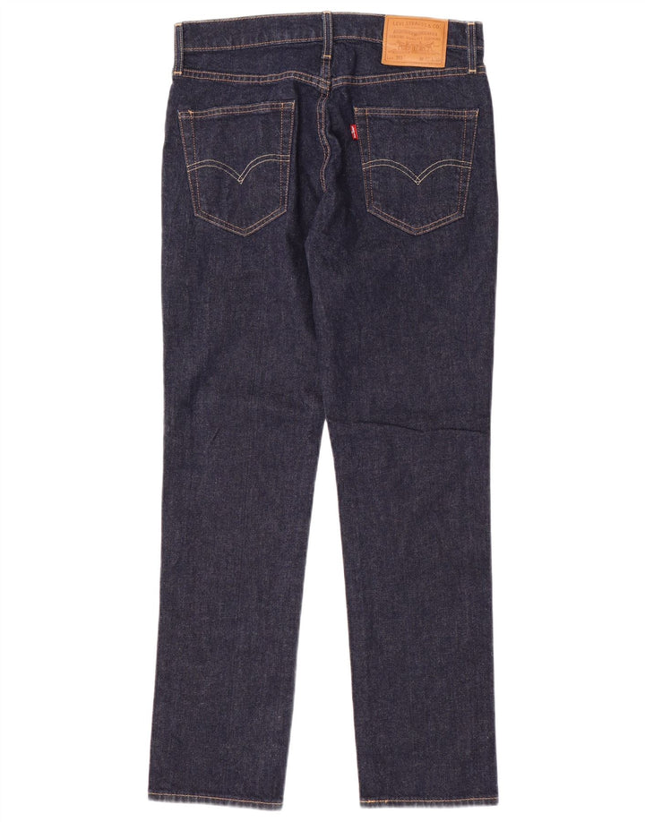 Levi's Uomo 511 Slim Jeans W32 L30 Blu Navy Cotone