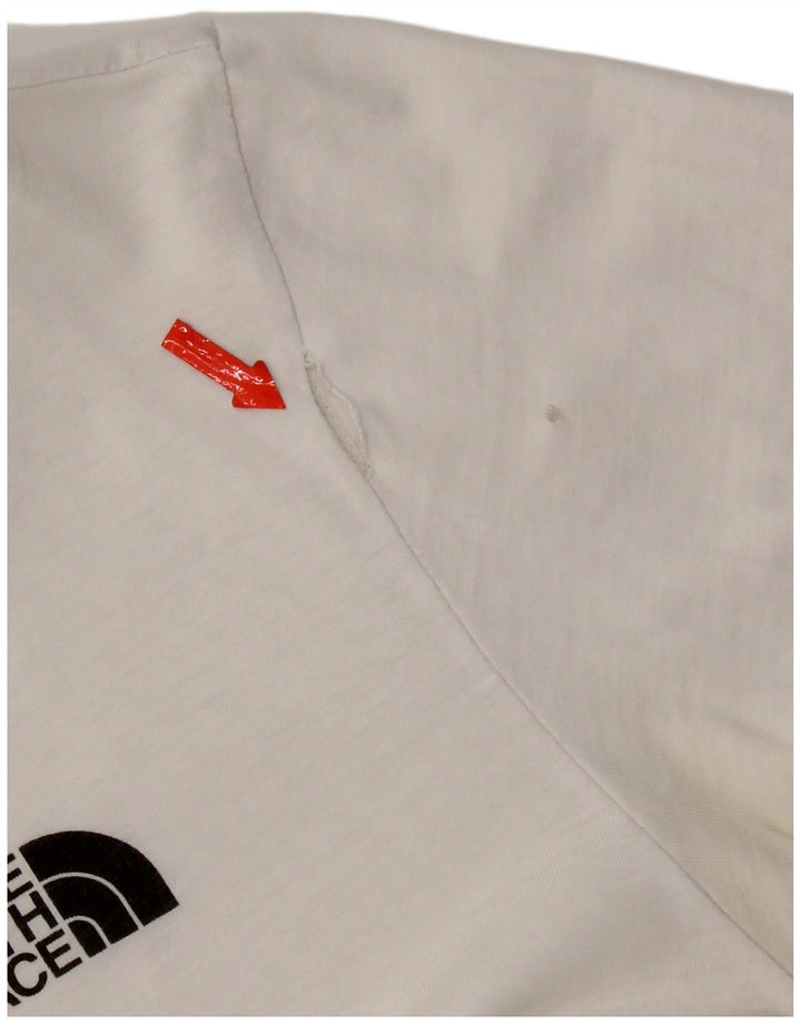 T-shirt da donna The North Face Top in cotone bianco medio