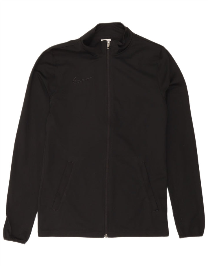 Giacca da ginnastica Nike Dri Fit da uomo, piccola, in poliestere nero