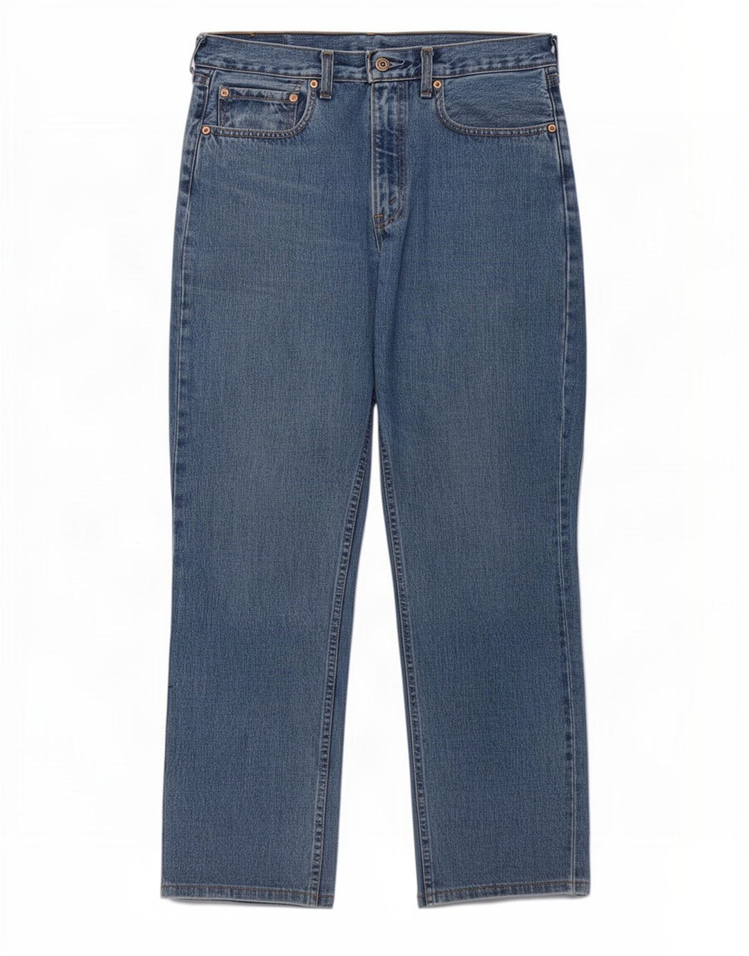 Levi's Uomo 595 Jeans dritti W34 L29 Cotone blu