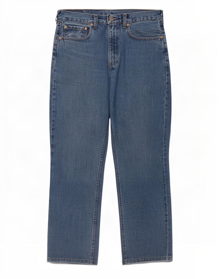 Levi's Uomo 595 Jeans dritti W34 L29 Cotone blu