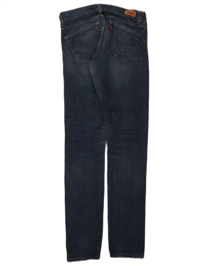 Levi's Donna 504 Jeans slim inclinati US 5 Medio W30 L32 Cotone blu