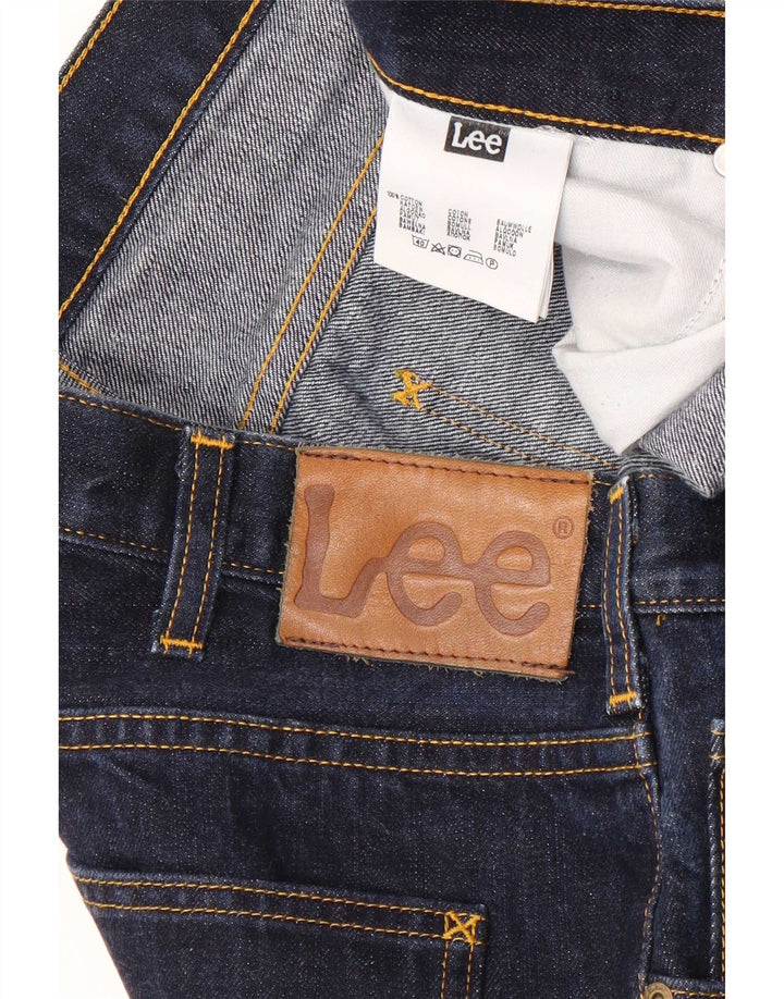 Jeans dritti da uomo Lee Brooklyn W42 L32 cotone blu navy
